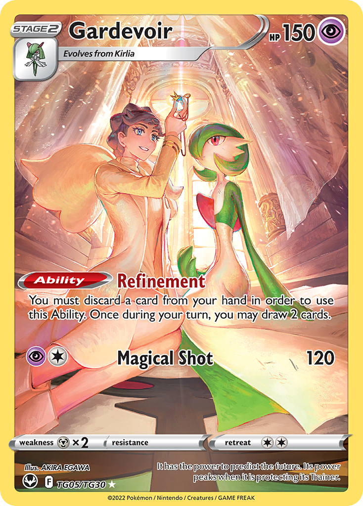 Silver Tempest Trainer Gallery Holo Gardevoir #TG5/30